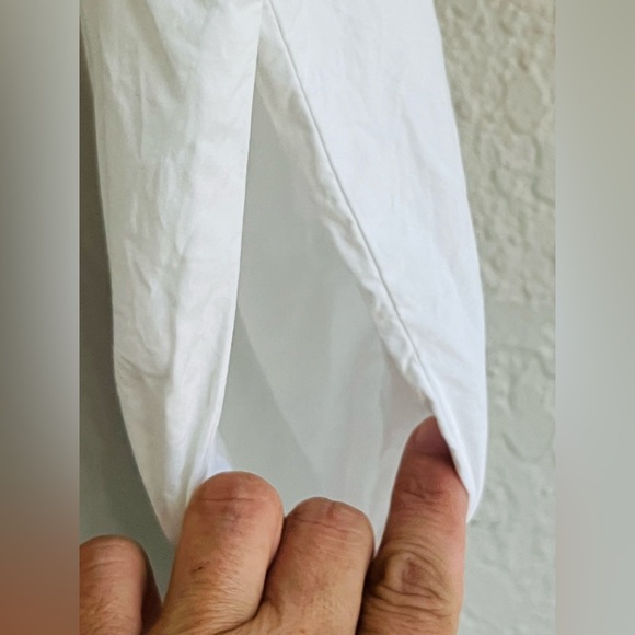 Madewell NNT Embroidered Poplin V-Neck Mini Dress SIZE XL with pockets - Picture 9 of 14